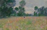 Claude MONET (1840-1926), La Prairie fleurie, 1885, huile sur toile, 65 x 80,5 cm. Collection Hasso Plattner. ©  Droits réservés