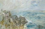 Eugène BOUDIN (1824-1898), La Pointe du Raz, 1897, huile sur toile, 64,5 x 90,5 cm. © MuMa Le Havre / Florian Kleinefenn