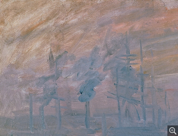 Claude MONET (1840-1926), Impression, soleil levant (détail), 1872, huile sur toile, 50 × 65 cm. Paris, Musée Marmottan Monet, don Victorine et Eugène Donop de Mouchy, 1940. © Bridgeman Images