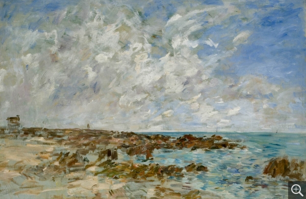 Eugène BOUDIN (1824-1898), Le Croisic, 1897, oil on canvas, 50.5 x 74.5 cm. © MuMa Le Havre / Florian Kleinefenn