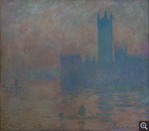Claude MONET (1840-1926), Le Parlement de Londres, 1903, huile sur toile, 81 x 92 cm. © MuMa Le Havre / David Fogel