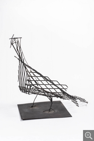 HSIUNG Ping-Ming (1922-2002), L'Oiseau , 1956, sculpture en fer, 41,5 x 46 x 21 cm. Le Havre, musée d'art moderne André Malraux, achat de la Ville, 1956. © 2018 MuMa Le Havre / Charles Maslard
