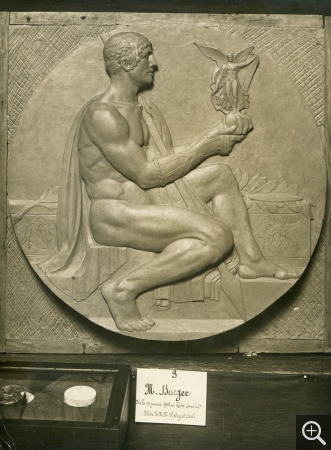 Laurent Marcel BURGER (1898-1969), Médaille olympique de l’athlète  vainqueur du pentathlon, 1929. Le Havre, Archives municipales