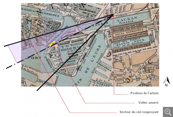 Extrait du plan de la ville, daté de 1901 (AMH)