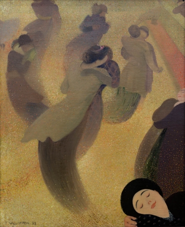 Félix VALLOTTON (1865-1925), La Valse, 1893, huile sur toile, 61 x 50 cm. © MuMa Le Havre / David Fogel