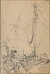 Reynold ARNOULD (1919-1980), Esso, feutre sur papier, 58,7 x 39,5 cm. Le Havre, musée d’art moderne André Malraux, don Marthe Arnould, 1981. © 2015 MuMa Le Havre / Charles Maslard