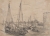Eugène BOUDIN (1824-1898), Bateaux dans le port du Havre, 1853-1859, graphite on wove paper, 11 x 14.5 cm. © MuMa Le Havre / Florian Kleinefenn