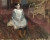 Raoul DUFY (1877-1953), Fillette assise, vers 1898-1900, huile sur toile, 65 × 81 cm. Collection particulière. © Coll. part / MuMa Le Havre / Florian Kleinefenn © ADAGP, Paris 2019