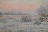Claude MONET (1840-1926), Winter Sun,Lavacourt, 1879-1880, oil on canvas, 55 x 81 cm. © MuMa Le Havre / David Fogel