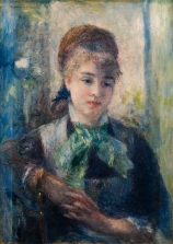 Pierre-Auguste RENOIR (1841-1919), Portrait de Nini Lopez, 1876, huile sur toile, 54 x 39 cm. © MuMa Le Havre / David Fogel