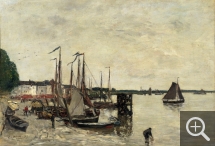 Eugène BOUDIN (1824-1898), Le Port d'Anvers, 1871, huile sur toile, 31,3 x 46,7 cm. Paris, musée d’Orsay. © RMN-Grand Palais / Hervé Lewandowski