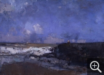 Guillaume VOGELS (1836-1896), Marine, mer du Nord, ca. 1876, huile sur toile, 35,5 x 55,5 cm. . © Droits réservés