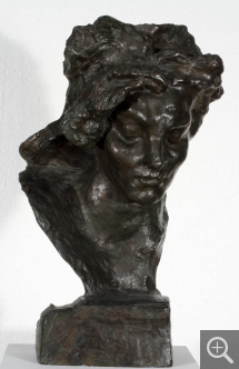 Émile-Antoine BOURDELLE (1861-1929), Drame intime, 1899, bronze, 62 x 35 x 30 cm. © MuMa Le Havre / Charles Maslard
