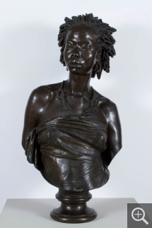 Charles-Henri-Joseph CORDIER (1827-1905), La Nubienne, 1851, bronze, h. : 82 cm. © MuMa Le Havre / Charles Maslard