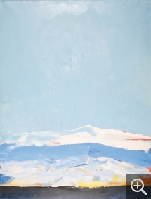 Nicolas de STAËL (1914-1955), Paysage, Antibes, 1955, huile sur toile, 116 x 89 cm. © MuMa Le Havre / Charles Maslard — © ADAGP, Paris, 2013