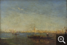 Félix ZIEM (1821-1911), Gondoles à Venise, huile sur toile, 32 x 45,5 cm. © MuMa Le Havre / Charles Maslard