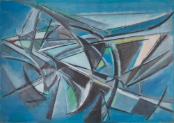 Reynold ARNOULD (1919-1980), Mouvement I. 1er état, huile sur toile, 81,5 x 116,5 cm. Le Havre, musée d’art moderne André Malraux. © 2016 MuMa Le Havre / Charles Maslard Reynold ARNOULD (1919-1980), Mouvement I. 1er état, huile sur toile, 81,5 x 116,5 cm. Le Havre, musée d’art moderne André Malraux. © 2016 MuMa Le Havre / Charles Maslard