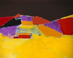 Nicolas de STAËL (1914-1955), Agrigento, 1954, oil on canvas, 73 x 92 cm. Private collection. © All rights reserved — © ADAGP, Paris, 2014