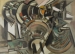 Reynold ARNOULD (1919-1980), Rotors (usinage), Le Bourget, circa 1958-1959, huile sur toile, 67,5 x 94,2 cm. Le Havre, musée d’art moderne André Malraux, don Marthe Arnould, 1981. © 2015 MuMa Le Havre / Charles Maslard