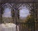 Pierre LAPRADE (1875-1931), Saint-Trojan, terrasse, huile sur toile, 60 x 73 cm. © MuMa Le Havre / Florian Kleinefenn