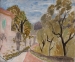 Henri MATISSE (1869-1954), Paysage ou Rue dans le Midi, 1919, huile sur carton toilé, 38 x 46 cm. Droits Photo : © MuMa Le Havre / David Fogel — Droits Auteur : © Succession H. Matisse