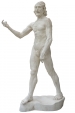 Auguste RODIN (1840-1917), Saint Jean-Baptiste (Grand modèle), 1880, plâtre patiné au vernis gomme laque, 203 x 71,7 x 119,5 cm. © MuMa Le Havre / Charles Maslard