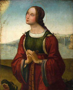 Lorenzo Costa, Sainte Marguerite Campana