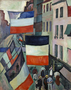 Raoul Dufy, La rue pavoisée