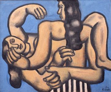 Fernand Léger, Les Deux Femmes sur fonds bleu