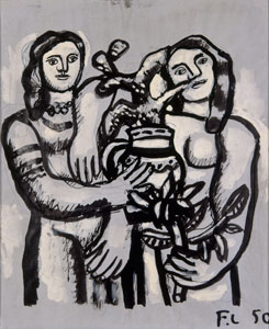 Fernand Léger, Sans titre, L’anniversaire, Deux femmes