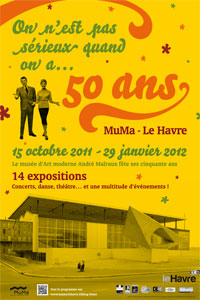 Affiche pour le 50eme anniversaire du MuMa