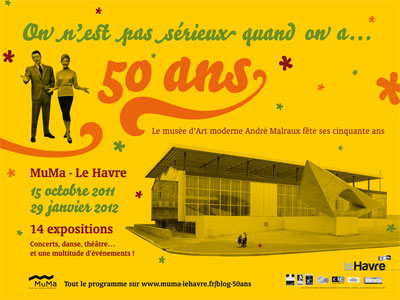 Affiche 50eme anniversaire MuMa