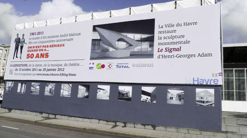 Chantier de restauration du Signal - MuMa Le Havre