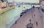 Albert MARQUET (1875-1947), Le Havre, 1906, huile sur toile, 65 x 81 cm. Collection Emil Bührle en prêt à long terme à la Kunsthaus - Zurich. © Fondation collection Emil Bührle - Zurich/Kunsthaus Zürich