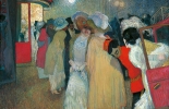 Piet VAN DER HEM (1885-1961), Moulin rouge, vers 1908-1909, huile sur toile, 81 x 100 cm. Collection particulière, courtesy Mark Smit Kunsthandel, Pays-Bas. © Droits réservés / courtesy Mark Smit Kunsthandel, Pays-Bas