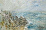 Eugène BOUDIN (1824-1898), The Pointe du Raz, 1897, oil on canvas, 64.5 x 90.5 cm. © MuMa Le Havre / Florian Kleinefenn