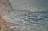 Claude MONET (1840-1926), Fécamp, bord de mer, 1881, huile sur toile, 63,5 x 80 cm. Le Havre Musée d’art moderne André Malraux, achat de la Ville avec l'aide du Fonds régional d'acquisition des musées, 1994. © MuMa Le Havre / David Fogel