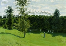 Claude MONET (1840-1926), Train dans la campagne, vers 1870, 50 x 65.3 cm. . © Musée d'Orsay