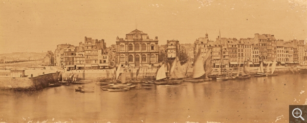 Albert Wiltz, Le Grand quai, le Musée-Bibliothèque et l'anse des pilotes, Bibliothèque municipale du Havre