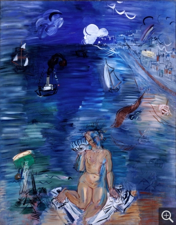 Raoul DUFY (1877-1953), Amphitrite, vers 1935-1953, oil on canvas, 239.1 × 189 cm. . © Centre Pompidou, MNAM-CCI, Dist. RMN-Grand Palais / ADAGP, Paris 2019