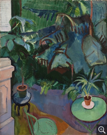 Raoul DUFY (1877-1953), Le Jardin d’hiver, 1906, huile sur toile, 81 × 65 cm. Collection particulière. © ADAGP, Paris 2019