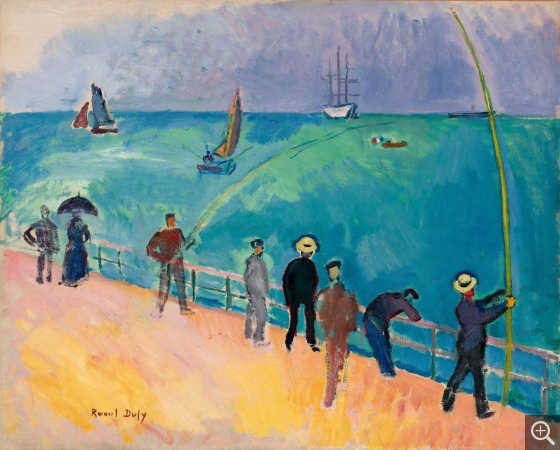 Raoul DUFY (1877-1953), Les Pêcheurs, 1907, huile sur toile, 65,4 × 81 cm. Collection particulière. © Courtesy Sotheby’s © ADAGP, Paris 2019