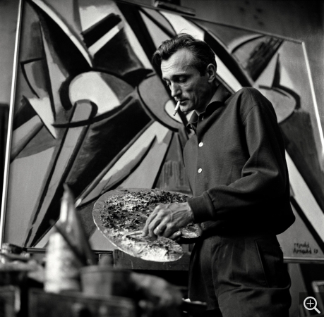 Paul ALMASY (1906-2003), Reynold Arnould dans son atelier, 1959, . © Paul Almasy / Akg-Images