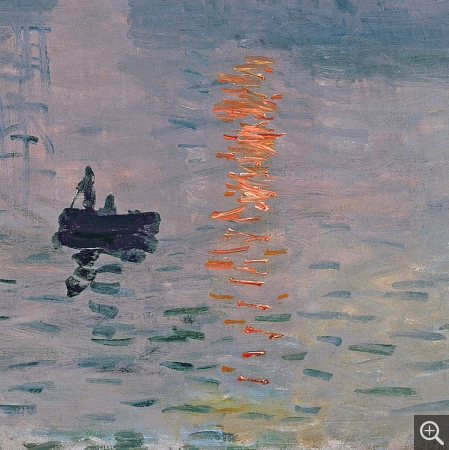 Claude MONET (1840-1926), Impression, soleil levant (détail), 1872, huile sur toile, 50 × 65 cm. Paris, Musée Marmottan Monet, don Victorine et Eugène Donop de Mouchy, 1940. © Bridgeman Images