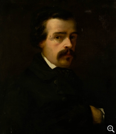 Eugène BOUDIN (1824-1898), Portrait de M. Heuzey, 1849, huile sur toile, 64,8 x 54 cm. © MuMa Le Havre / Florian Kleinefenn