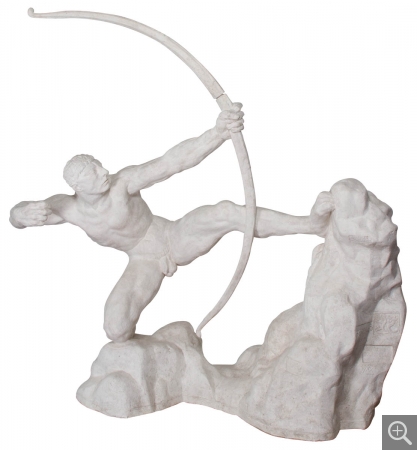 Émile-Antoine BOURDELLE (1861-1929), Hercules the Archer, 1909, plaster, 232 x 245 x 123 cm. © MuMa Le Havre / Charles Maslard