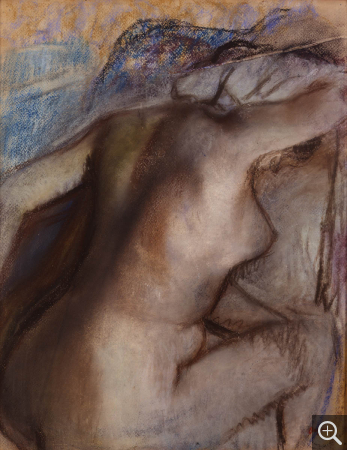 Edgar DEGAS (1834-1917), Après le bain, femme s'essuyant, ca. 1884-1886 / 1890 / 1900, pastel sur papier vélin, 40,5 x 32 cm. © MuMa Le Havre / Florian Kleinefenn
