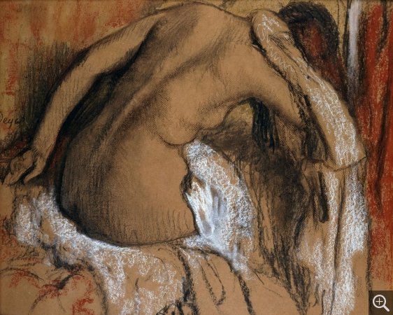 Edgar DEGAS (1834-1917), La Toilette, 1888, pastel, 50 x 59 cm. Collection Senn-Foulds. © MuMa Le Havre / Florian Kleinefenn