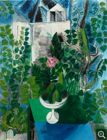 Raoul DUFY (1877-1953), Maison et jardin au Havre, 1915, huile sur toile, 117 x 90 cm. Paris, musée d'Art moderne de la ville de Paris, donation de Mme Mathilde Amos, 1955. © Musée d'Art Moderne/Roger-Viollet © ADAGP, Paris 2019