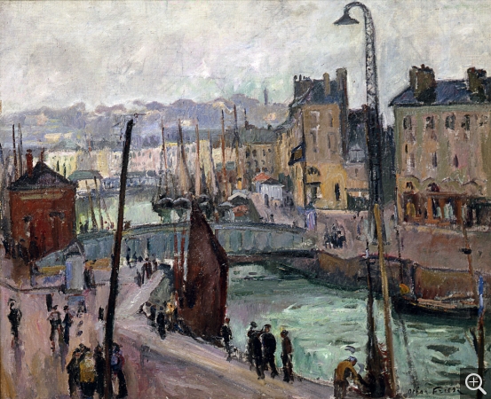 Othon FRIESZ (1879-1949), Le Havre, le bassin du Roy, huile sur toile. © MuMa Le Havre / Florian Kleinefenn